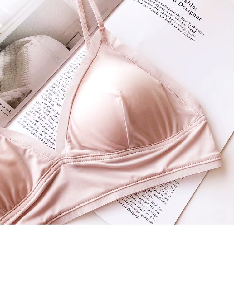 Thoải mái không dấu vết không có vòng thép hình tam giác cup balette gợi cảm đồ lót thoáng khí đồ lót phụ nữ