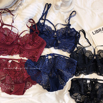 Fasted Lace Ultra Slim Claimer Sexy with steel ring bra big chest for small coaly upper toodrooping lingerie suit