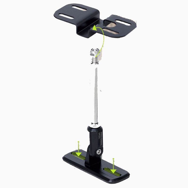 Wall hanging bracket for supporting suspended ceiling bracket for micro-language directional sound 