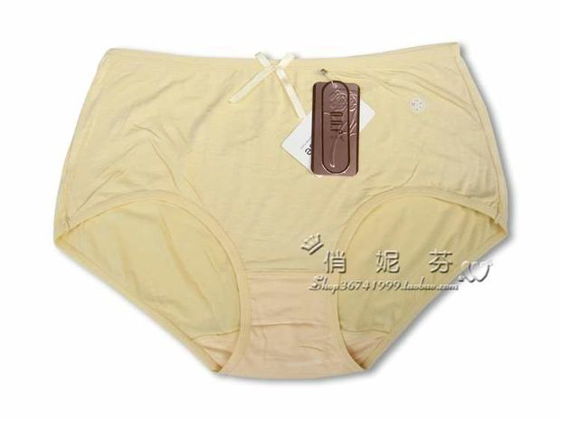 6 包邮 俏 Bà Modal thun XL màu trung tính, quần lửng nữ cao cấp quần lót nữ cho người cao tuổi