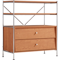 Lins home living room household bookshelf storage cabinet integrated wall-to-ceiling storage rack Japanese-style cabinet small bookcase