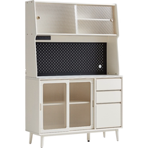 Lins Home Living Room Wall-integrated Solid Wood Sideboard Cream Style Cabinet French Sideboard Lins Wood Industry