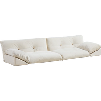 Lins Home Furnishing Tatami Lazy Sofa Reclining and Sleeping Bay Window Sofa Living Room 2024 New Lins Wood Industry