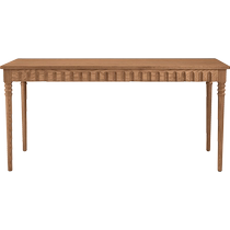 Lins Home Oak Wood Full Solid Wood Table Retro Log Wind Large Plate Table Home Rectangular Dining Table Forests wood industry