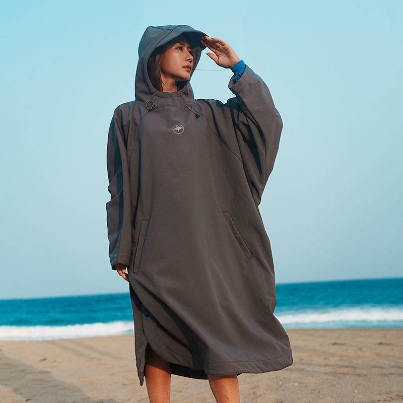 Shanica Diving Poncho for Whale Watching, Freediving Poncho, Windproof, Warm, Sun Protection, Scuba Diving Poncho, Quick-Drying