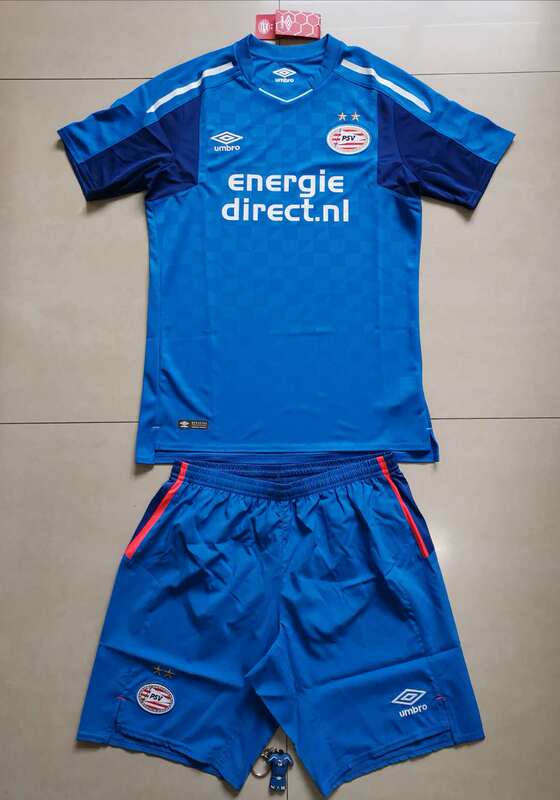 Umbro Official Authentic 1718 Eindhoven Men's Second Away Jersey + Goalkeeper Shorts Combo Short Set