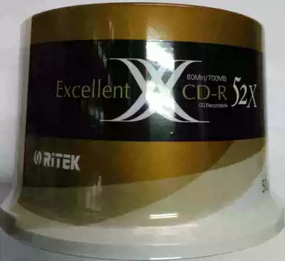 Jude burning disc double X series Golden Dragon CD-R blank burning disc 52X 700CM