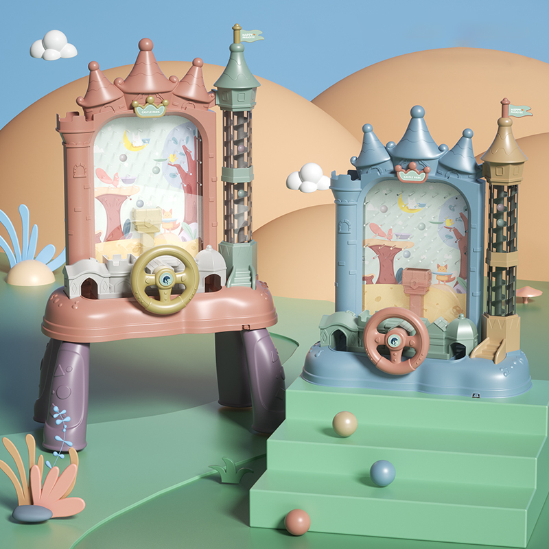 Children's Castle pick up the ball machine Desktop game Parenting Interactive Puzzle Class Thinking Logic Special Force Training Toys