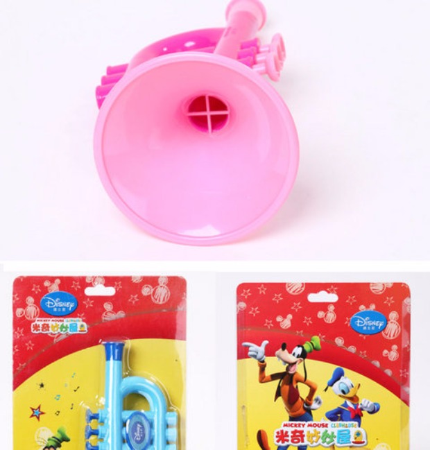Disney trẻ em kèn nhỏ đồ chơi chơi nhạc cụ bé thổi nhạc đồ chơi kèn 3-6 tuổi bộ đồ chơi