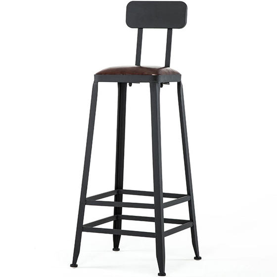 Bar stool high stool wrought iron home backrest bar stool table and chair modern high chair simple bar chair high chair