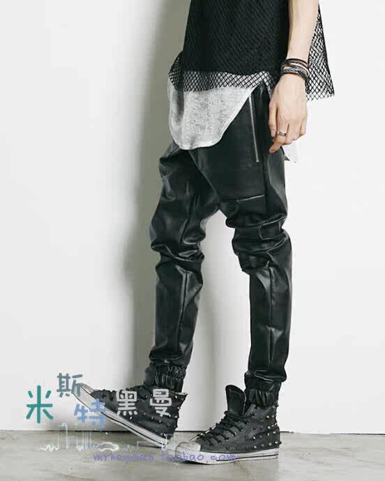 Pantalon cuir homme - Ref 1494314 Image 4