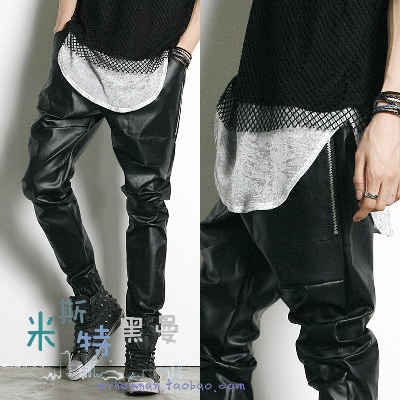 Pantalon cuir homme - Ref 1494314 Image 7