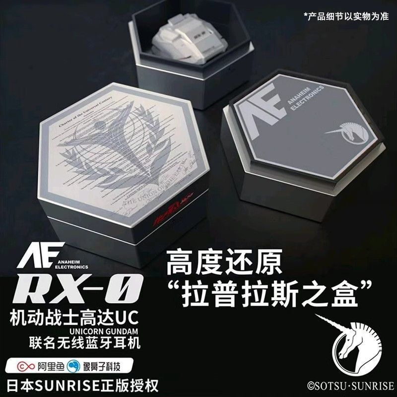 Two-Dimensional Collaboration Elephant Nose Gundam Co-Branded Bluetooth Headphones Unicorn Wireless Rx-0 Gaming Sports Ultra-Long Standby Two-Dimensional Collaboration Elephant Nose Gundam Co-Branded Bluetooth Headphones Unicorn Wireless Rx-0 Gaming Sports Ultra-Long Standby