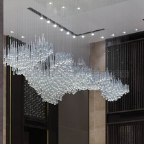 Proud Engineering Creative Hanging hotel Hotel Clubhouse Sales Department Air Hanging Accessories Soft Water Drop Art Ceiling Decoration
