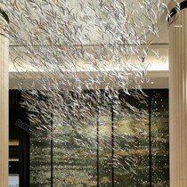 Proud Metal Pendant Accessories Sale Building Sand Pan Stainless Steel Flying Bird Pendant Hotel Mall Foyer Creative Device Art