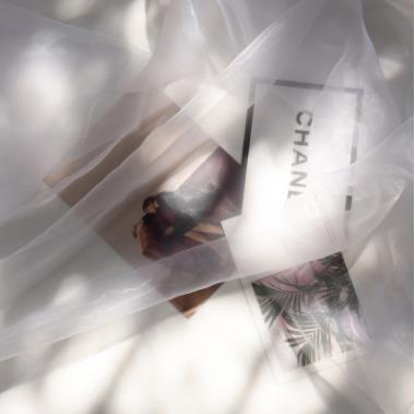 ins Beautiful translucent pure white gauze Nordic style net red shooting soft background cloth photo props