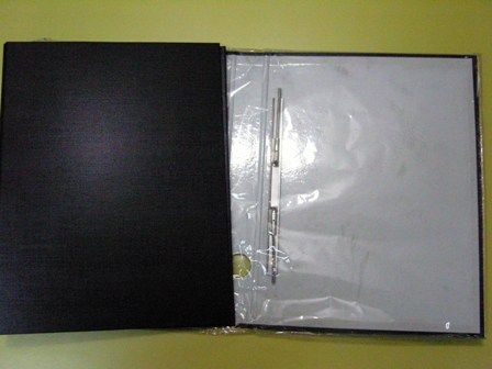 Hengde AD332 two holes serpentine folder Two-hole folder punching clip file finishing clip 332 folder