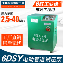 Mingzhe 6DSY electric pressure test pipeline pressure test pump municipal chemical plant engineering electric pressure test pump high pressure pressure test pump