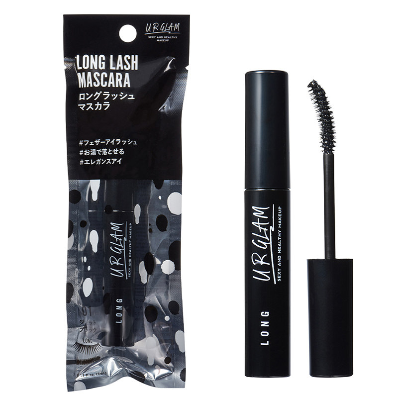 DAISO Japan's new URGLAM mascara black brown fiber long dense style