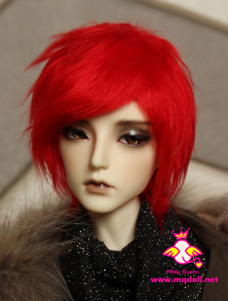 Fur wig for 1//3 1//4 BJD dollfie pink SD MSD DD Lati Luts AI Soom FL DL