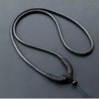 Плетеная износостойкая подвеска ручной работы, регулируемое изумрудное ожерелье из шнура