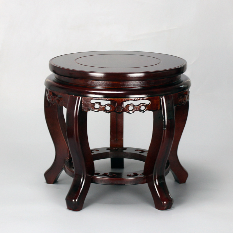 Multi-province wooden high-footed base flower stand flower pot base flower pot holder vase fish tank base strange stone craft gift decoration