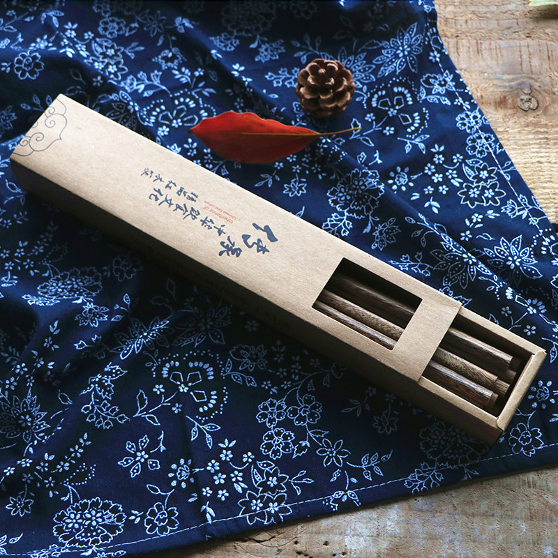 Day Style Wood Chopsticks Chicken Wings Wood Chopsticks No Paint Family No Wax Sandalwood Cutlery Dining Room Kitchen Home Solid Wood Chopsticks Set