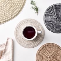 Nordic Thermal Insulation Dining Mat Table Mat Insulation Mat Cloth Art Anti-Burn Pan Mat Plate Cup Mat Baby Japan Style Home Western Dining Mat