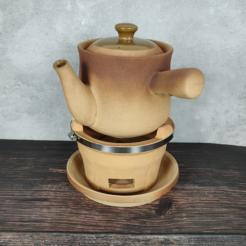 Non-glazed health preserving pot gas home teapot medicine pot stew medicine pot boiling medicine pot boiling traditional Chinese medicine casserole pot medicine pot Wpot tradition