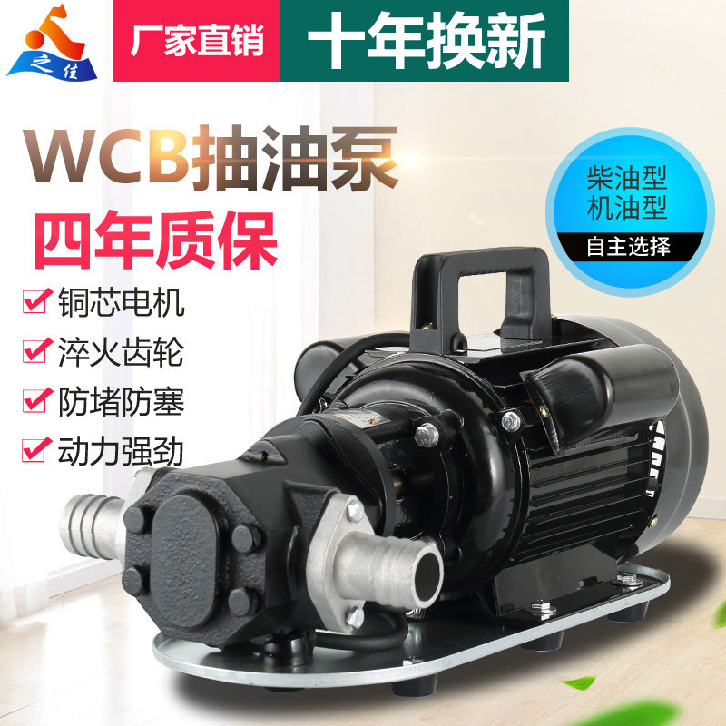 220V PORTABLE HIGH VISCOSITY SELF-SUCTION GEAR ELECTRIC OIL PUMPING PUMP DIESEL OIL EDIBLE OIL HYDRAULIC OIL 380V