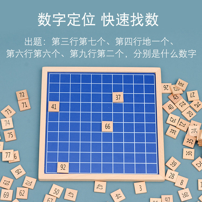 12345678数字玩具百数板:宝宝数学启蒙新宠,让宝贝爱上数学!-智力解题-淘宝好物网