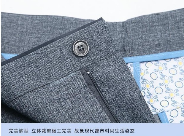 Nam cao hơn 120CM quần dài nam đi làm kinh doanh quần dài quần dài phù hợp với quần dài phần mỏng đặc biệt quần vải nam