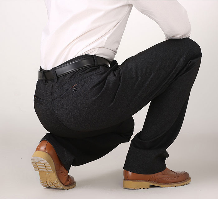 Mùa đông dài quần 120CM quần dài 3 feet 6 quần âu công sở giản dị quần cao trung niên siêu dài quần nam áo suit nam