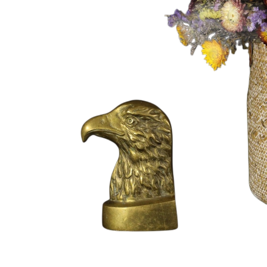 vintage复古纯黄铜欧式动物摆件金属装饰法式精品工艺品拍摄软装