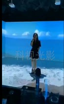 KTV Pack compartment 3D holographic panoramic immersive interactive cyclo-screen projection video system (CorTV Light Shadow)