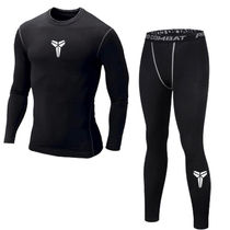 Cosby high elastic basketball Tight Clothing Suit Men Sport Short Sleeve Speed Dry Compression Long Sleeve Running Fitness Hitting Bottom Pants