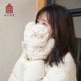 Милые утепленные удерживающие тепло лыжные перчатки