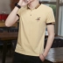 2020 xu hướng hè mới cổ áo sơ mi nam POLO tay áo ngắn tay áo thun nam ve áo nửa tay áo T188-P25 - Polo Polo