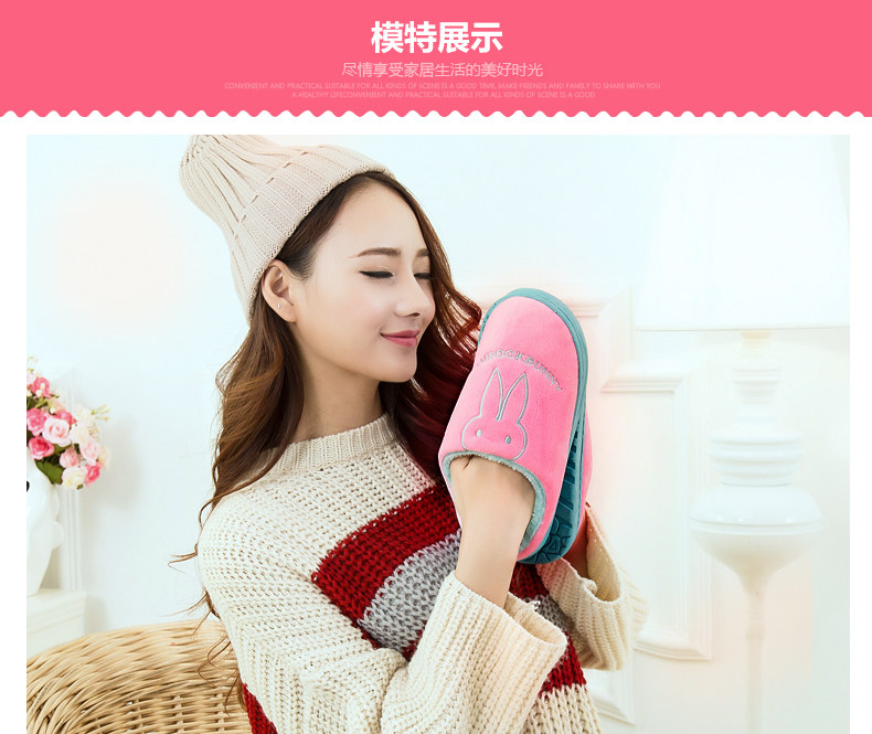 Pantoufles enfants en suède pour hiver - semelle caoutchouc - Ref 1003834 Image 28