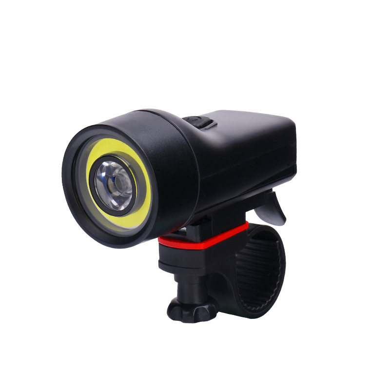 New bicycle lights for outdoor riding USB charging high-brightness COB headlights for mountain bikes night riding safety warning tail lights