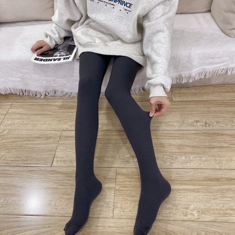 Slimming Pressure Striped 300D Leggings, Ultra-Tight Compression Pants, Slimming Leg Shaping Tights for Women, Spring and Autumn