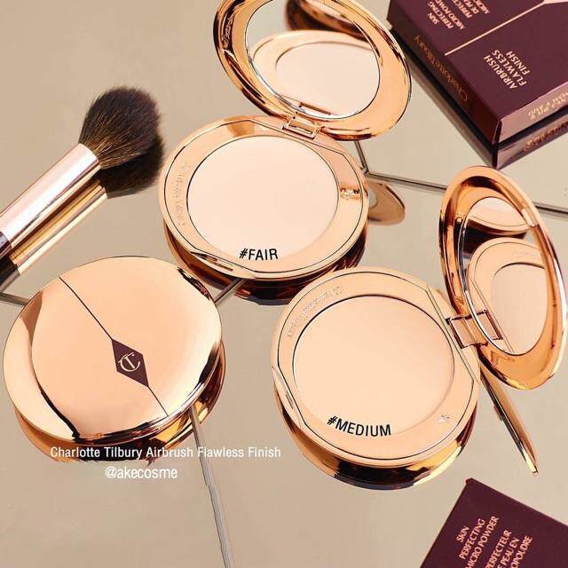 Spot) CHARLOTTE TILBURY CT Airbrush Powder flawless makeup powder honey powder