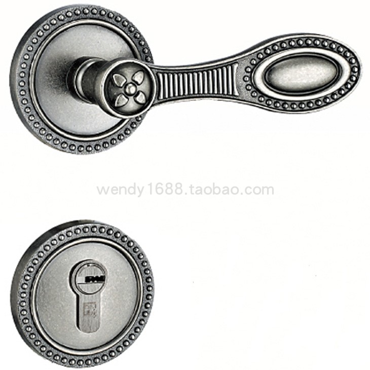 Taihao workshop Taihao copper lock full copper simple European style bedroom door split lock door handle TH60-106106