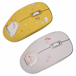 Sanju W3010 wireless Bluetooth dual-mode silent charging mouse notebook computer boys and girls portable office mouse