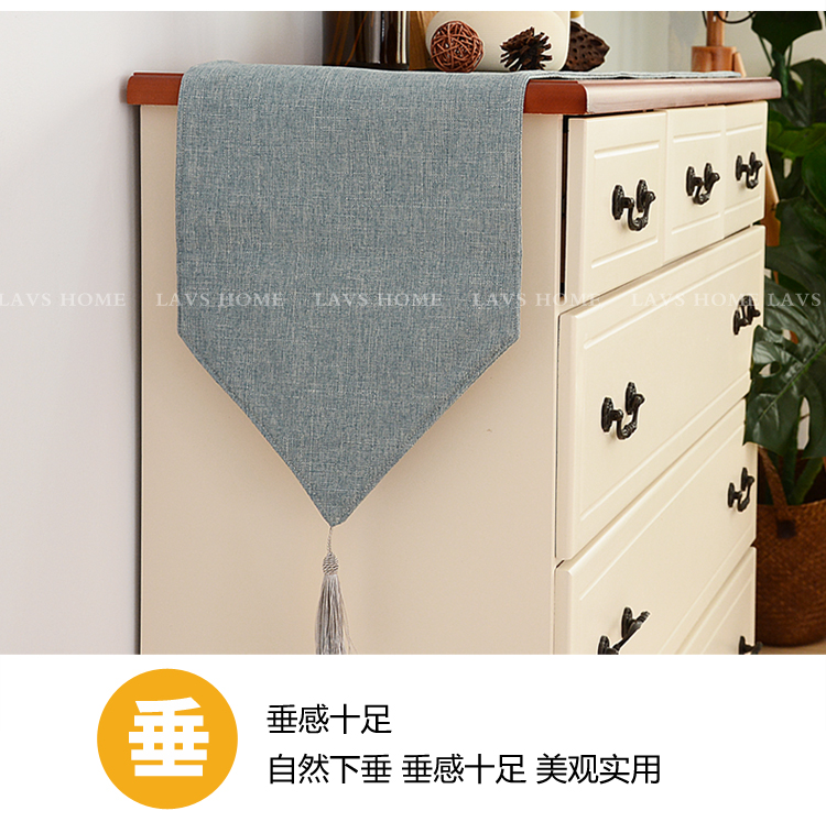 Bảng cờ trong trải giường nhỏ gọn bàn cà phê Bắc Âu tủ TV trang trí dải vải khăn khăn cờ cuối giường hiện đại của Mỹ - Khăn trải bàn khăn trải bàn sang trọng
