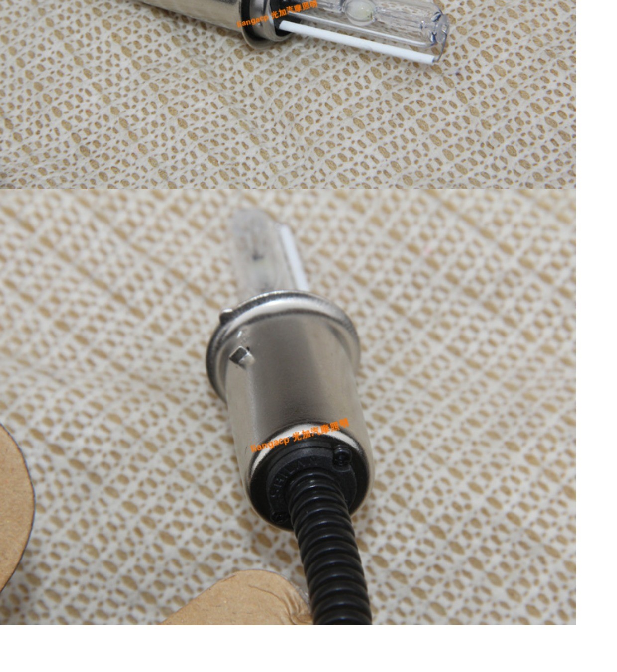 Đèn đá xenon GT-2 xác thực bóng đèn H6 xoay góc 35W Đèn pha xenon xa và gần ánh sáng đôi đèn pha xe máy honda