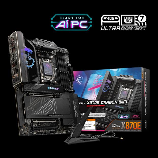 Msi Mpg X870E Carbon Max Wifi Dark Edition Ddr5 Motherboard Brand New Chinese Version