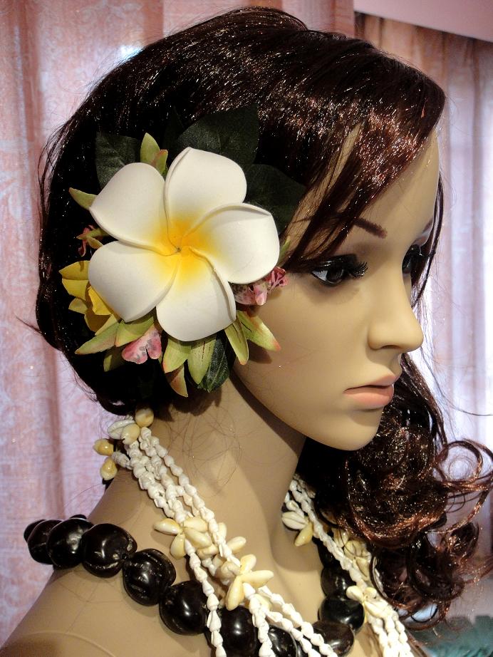 Hawaiian Hula Costume AccessoriesHead FlowerHair AccessoriesHeadwearBeach PlumeriaHair Accessories