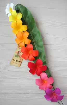 Hawaiian Hula Dance Colorful Flax Beach floral headdress Hair Ware Hair Accessories