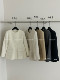 8815-66 autumn and winter Korean version versatile temperament slimming mid-length double-sided wool coat single-breasted wool coat